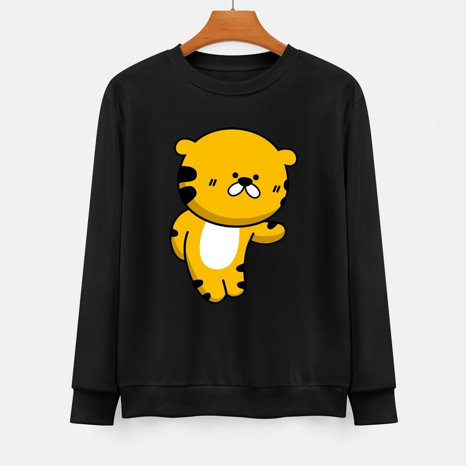 Front Patterned Long Sleeve TopComfortFit Sport